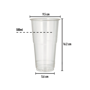 Copo PLA 500ml  – Ø9.5cm