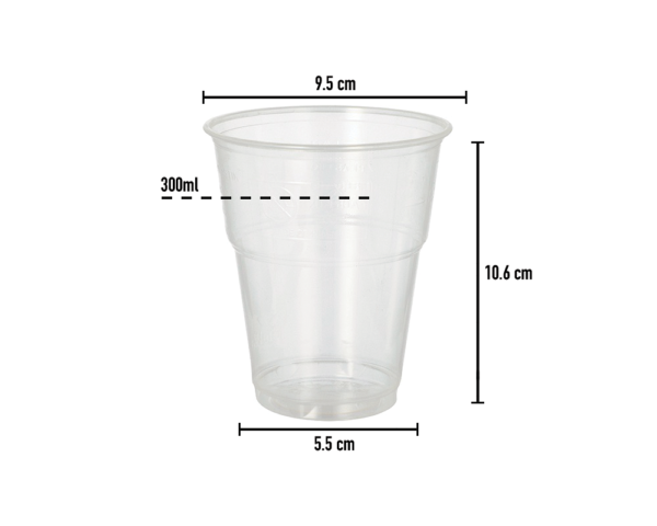 Copo PLA 300ml  - Ø9.5cm - Image 2