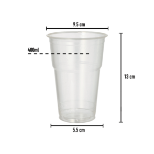 Copo PLA 400ml  – Ø9.5cm