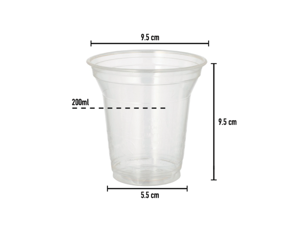 Copo PLA 200ml  - Ø9.5cm - Image 2