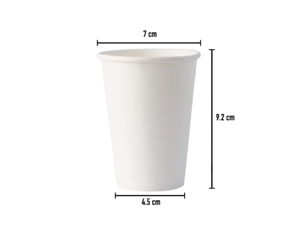 Copo de Cartão Branco 180ml - Ø7cm - Image 2