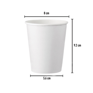 Copo de Cartão Branco 240ml – Ø8cm