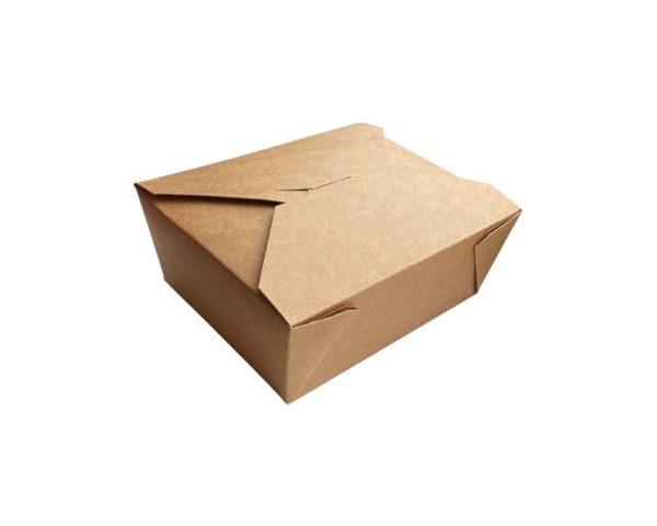 Caixa Kraft para Take Away 1350ml - 0%plastic