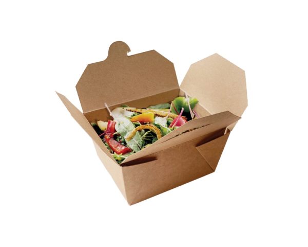 Caixa Kraft para Take Away 700ml - 0%plastic - Image 4