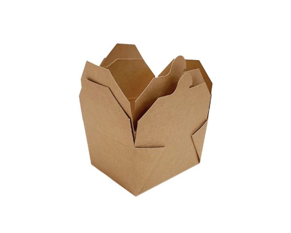 Caixa Kraft para Take Away 700ml - 0%plastic - Image 3