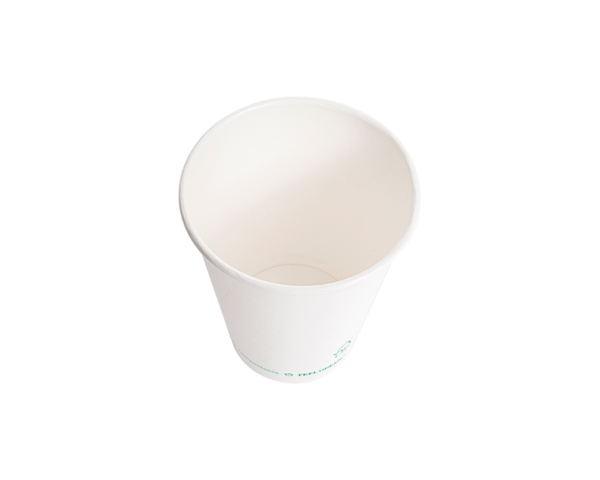 Copo de Cartão Branco PLASTIC FREE 360ml - Ø9cm - Image 4