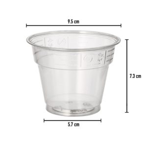 Copo PET 280ml – Ø9.5cm