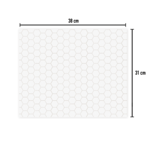 Papel Anti-Gordura Branco com Cera Vegetal 31x38cm