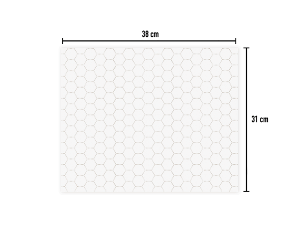 Papel Anti-Gordura Branco com Cera Vegetal 31x38cm - Image 2