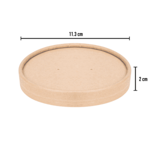 Tampa para Pote de Sopa Kraft Ø11cm