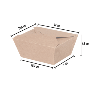 Caixa Kraft para Take Away 500ml
